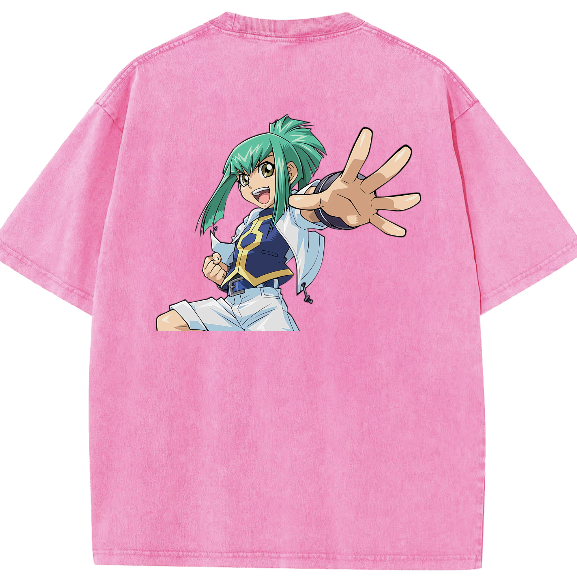 （画像用） 遊☆戯☆王 Yu-Gi-Oh! 綿100% ヴィンテージ風 半袖Tシャツ（背面プリント）